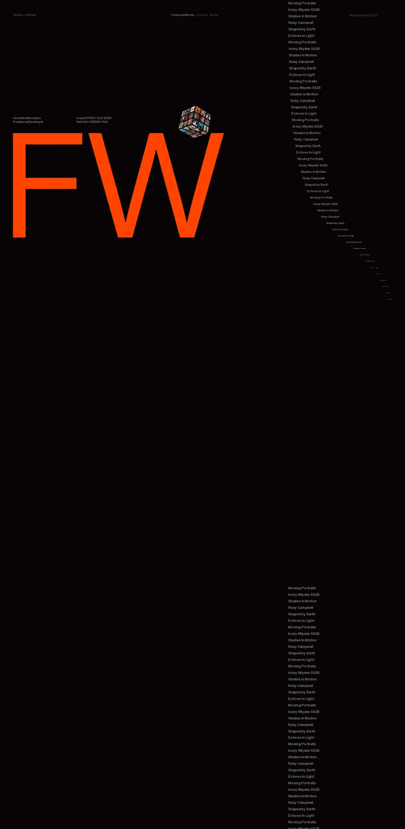 Corentin Bernadou — desktop