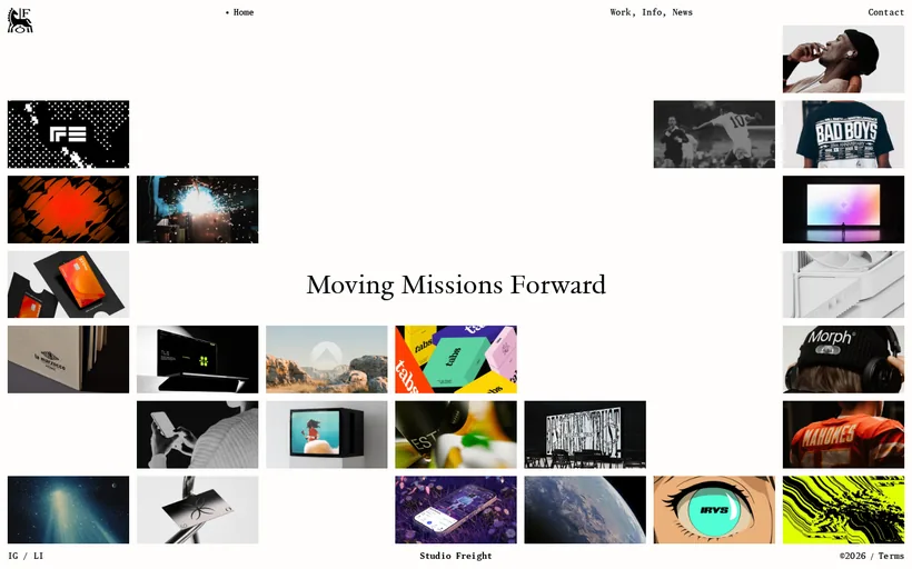 Studio Freight — desktop