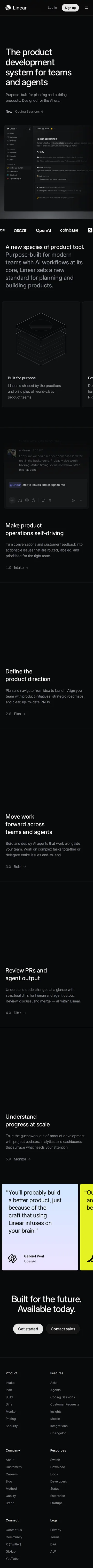 Linear — mobile
