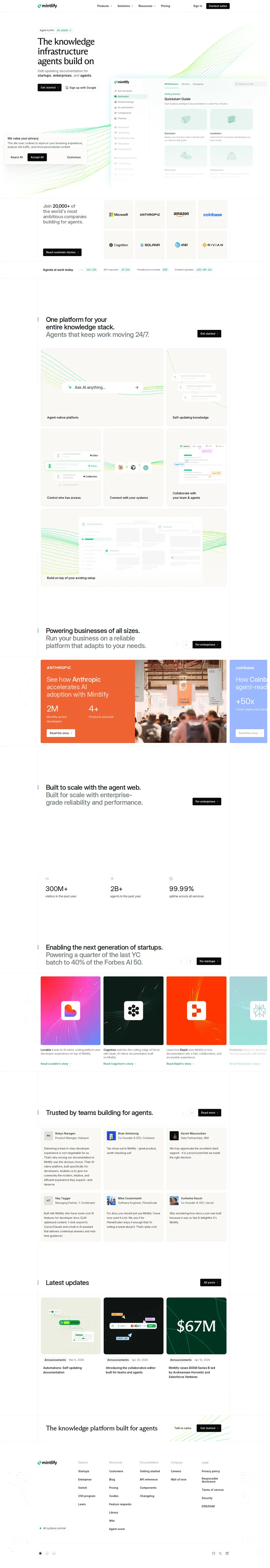 Mintlify — desktop
