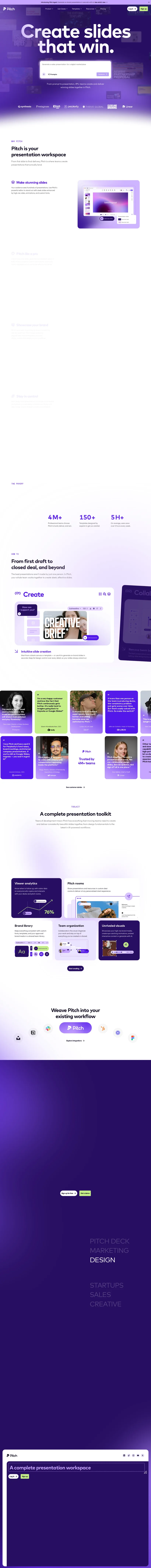 Pitch — desktop