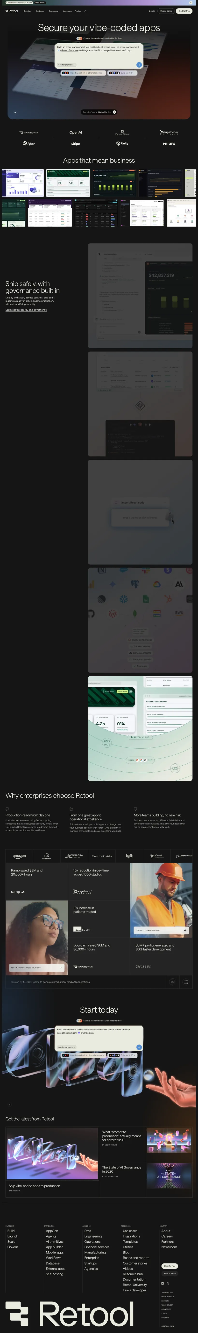 Retool — desktop