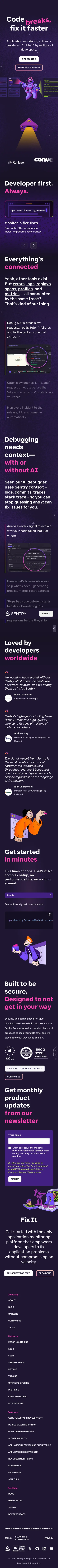 Sentry — mobile
