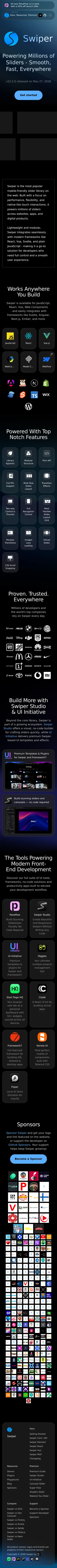 Swiper — mobile